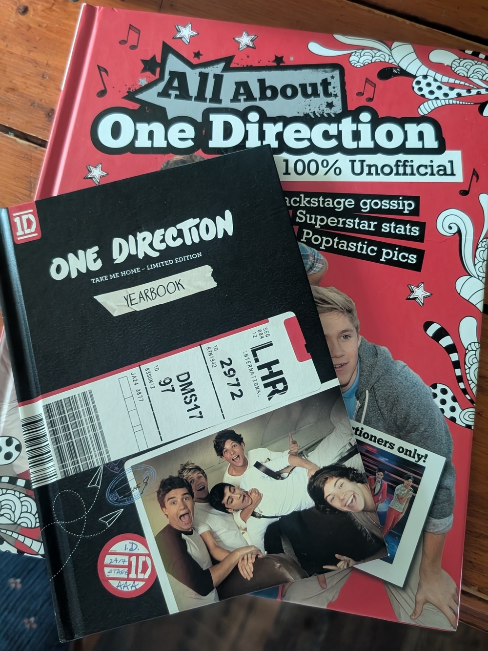 One Direction Yearbook - Black & Red Fan Book